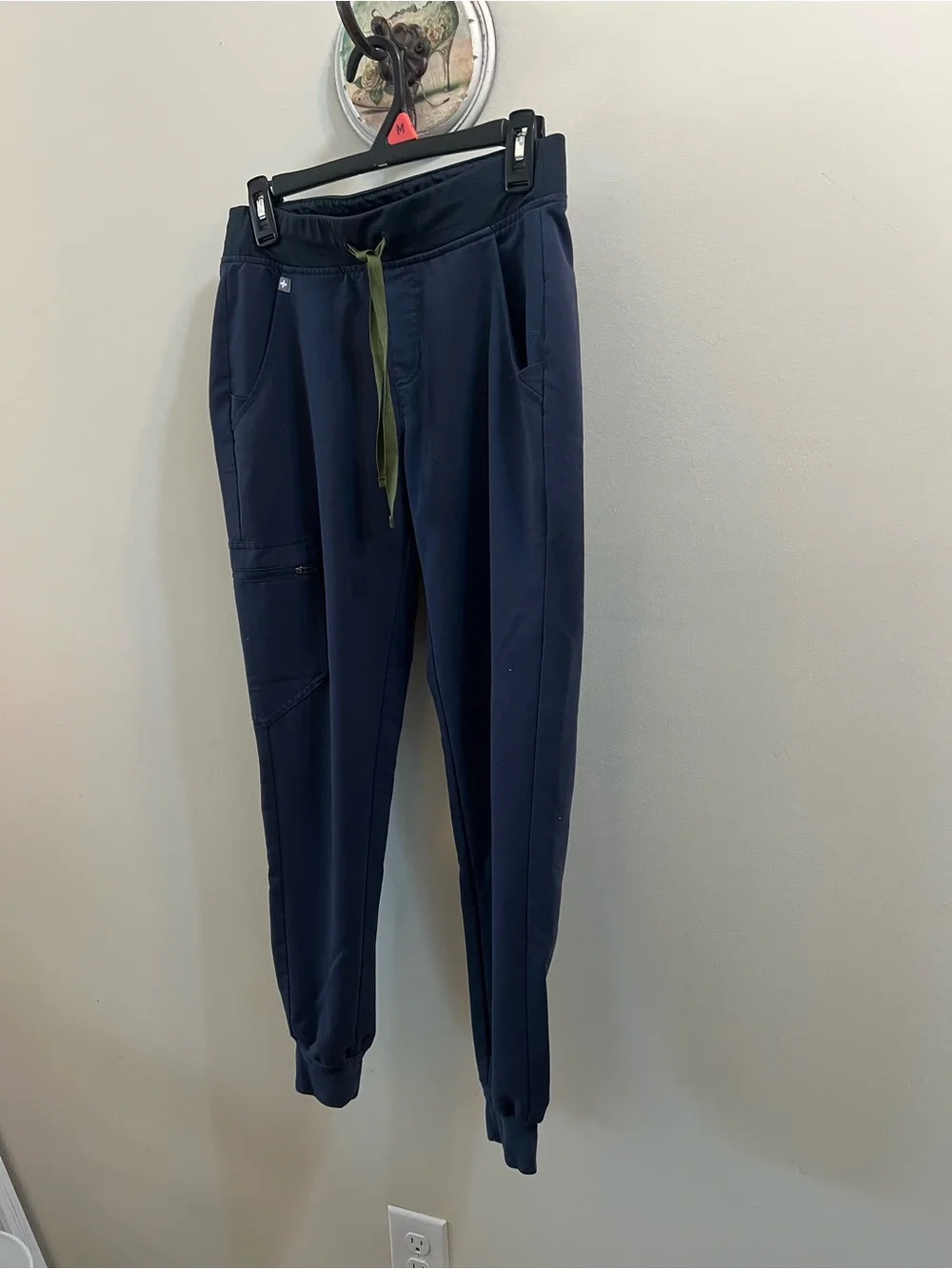 Men's / Women’s Navy Figs Drawstring Jogger Pants yoga waist Size XS